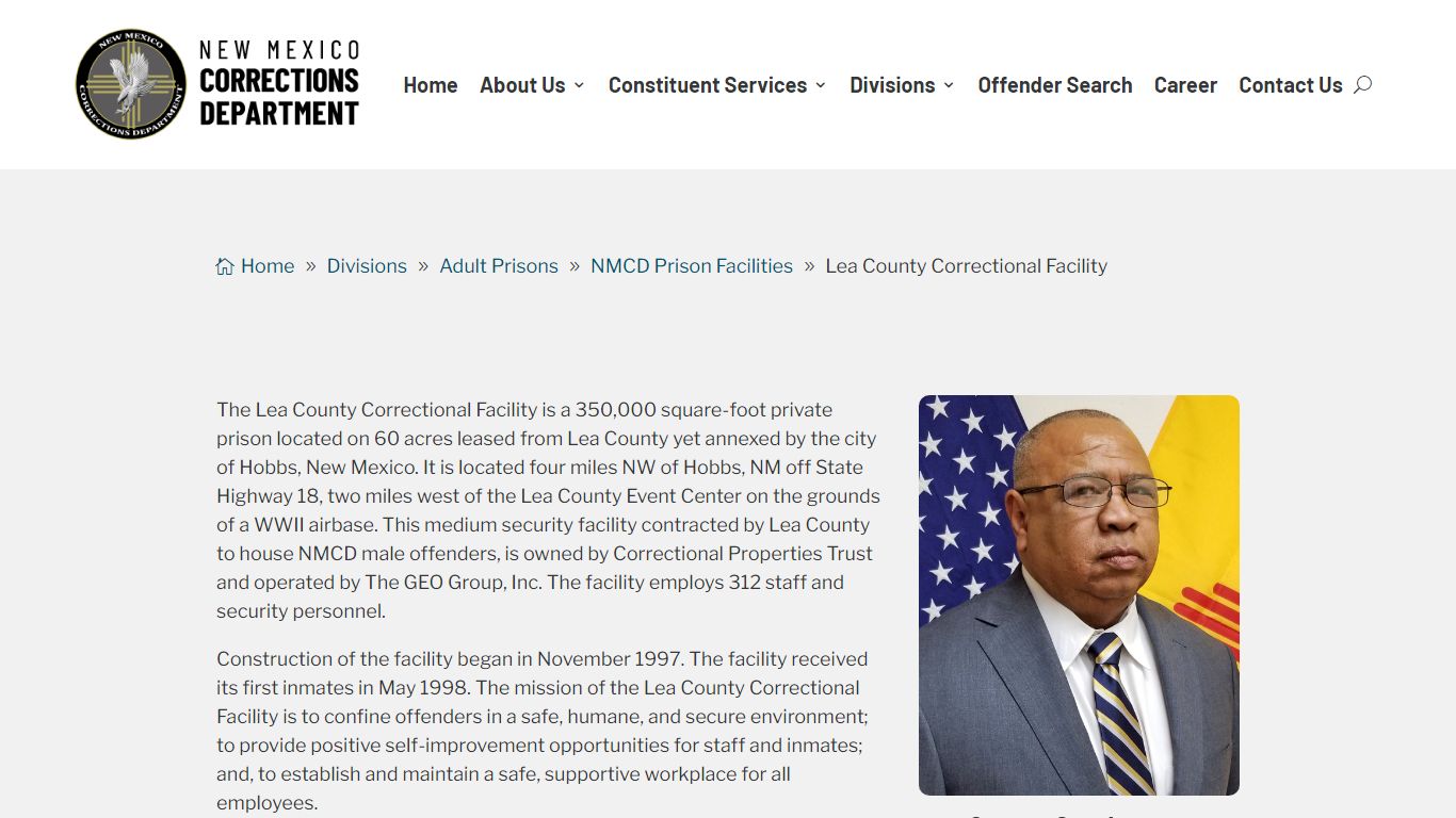 Lea County Correctional Facility | NM Corrections Department